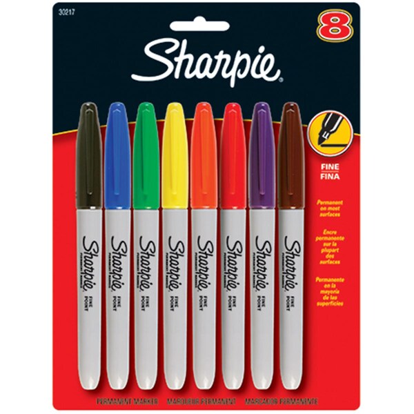 Newell Sharpie Fine 8 Color Set Carded SAN30217PP - main